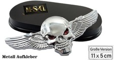 3D Totenkopf Flügel KFZ